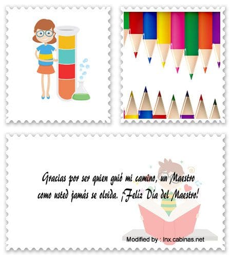 Bonitos mensajes por el Día del Maestro | Tarjetas para Día del Maestro