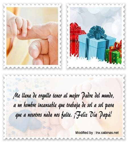 Originales mensajes para saludar por el día del Padre | Frases saludar por  el día del Padre 